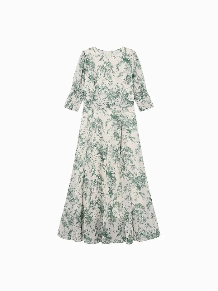Women's Printed Longline Dress