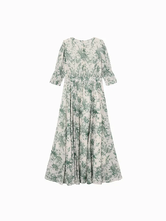 Women's Printed Longline Dress