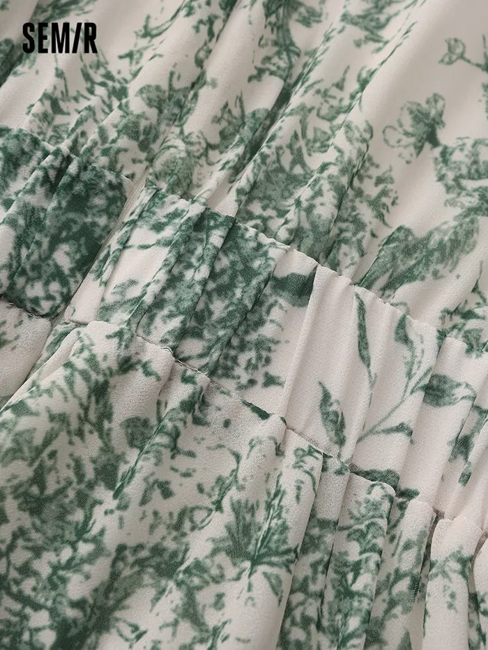 Women's Printed Longline Dress