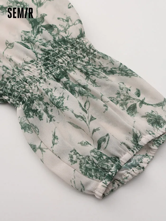 Women's Printed Longline Dress